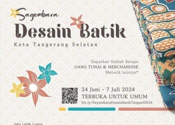 Ajak Warga Kolaborasi, Pemkot Buka Sayembara Desain Batik Tangsel