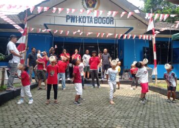 Gelar Berbagai Lomba, Keluarga Besar PWI Kota Bogor Meriahkan HUT ke-79 RI