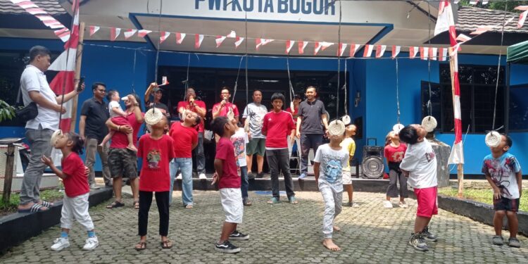 Gelar Berbagai Lomba, Keluarga Besar PWI Kota Bogor Meriahkan HUT ke-79 RI
