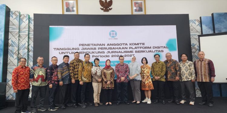 Ketua Bidang Pendidikan PWI Terpilih Jadi Ketua Komite Tanggung Jawab Perusahaan Platform Digital