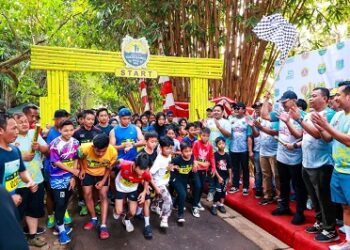 Sensasi Berlari di Hutan Bambu: Fun Trail Run Parigi Baru Gaungkan Semangat Kebersamaan Masyarakat Tangsel