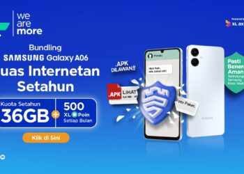 Kerja Sama XL Axiata – Samsung IndonesiaBeli Samsung Galaxy Seri A06, Gratis Paket Data 36GB Selama 12 Bulan