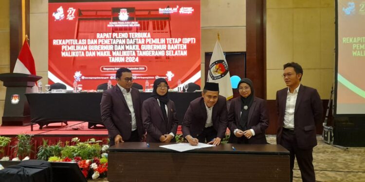 KPU Tangsel Tetapkan DPT Pilkada 2024, Berikut Jumlah dan Sebarannya