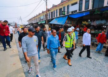 Pilar Optimis Peningkatan Infrastruktur Kawasan Pasar Ciputat Selesai Desember 2024