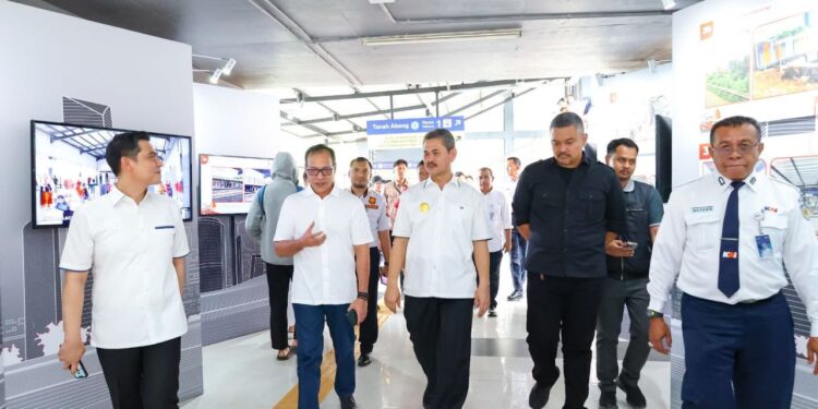 Pjs Wali Kota Tangsel Dampingi Menhub Resmikan Peningkatan Fasilitas Stasiun Jurang Mangu
