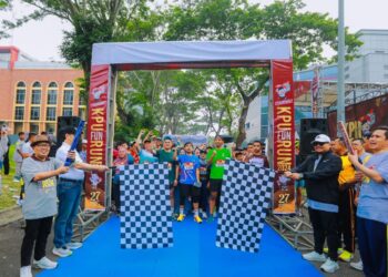 Lepas Peserta KPU Fun Run, Pjs Wali Kota Tangsel: Wujudkan Pilkada Damai, Aman dan Tentram