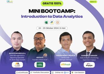 Siap Berkarir di Bidang Data Analytics dengan Ilmu DQLab Mini Bootcamp, GRATIS!