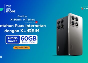 XL Axiata Hadirkan Bundling eSIM Prepaid dengan Xiaomi 14T Series, Dapatkan Kuota 60GB Selama 12 Bulan
