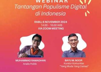 Warna Baru Demokrasi, Sekolah Politik dan Komunikasi Indonesia Gelar Webinar “Tantangan Populisme Digital di Indonesia”