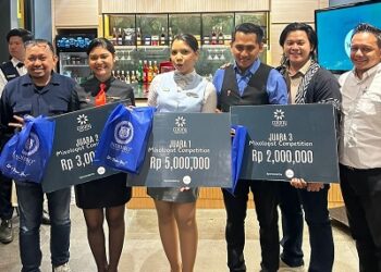 Kompetisi Mixologist di Colony Meet & Eat, Pranaya Boutique Hotel dan Inilah Juaranya.