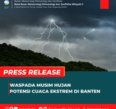 Waspada Musim Hujan: Potensi Cuaca Ekstrem di Banten
