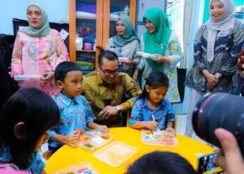 Uji Coba Makan Bergizi Gratis di Tangsel, Pilar Sampaikan Komitmen Dukungan