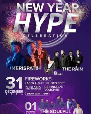 Kerispatih, The Rain, Hingga The Soulful Meriahkan Malam Tahun Baru 2025 di The Breeze BSD City