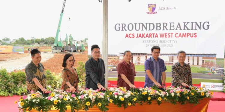 Sinar Mas Land Bersama PT Adhiluhur Cahaya Semesta Gelar Groundbreaking Sekolah ACS Jakarta West Campus di BSD City