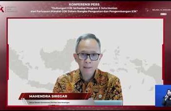OJK Tegaskan Dukungan terhadap Program 3 Juta Hunian dan Perluasan Mandat untuk Penguatan SJK