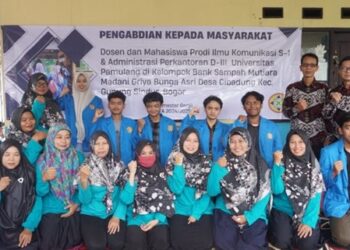 Dosen Administrasi Perkantoran UNPAM Lakukan Pengabdian Masyarakat di Bank Sampah Mutiara Madani