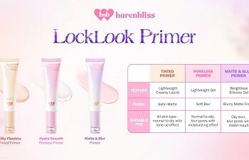 Valentine Romantis dengan Makeup Korean Look ala Beby Tsabina menggunakan produk dari barenbliss