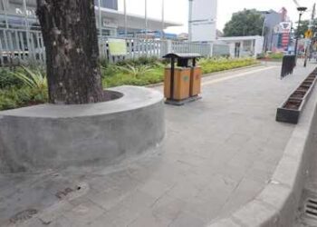 Pedestrian Jalan Raya Ciater Tangsel Hadir dengan Desain Baru untuk Kenyamanan Pejalan Kaki dan Disabilitas