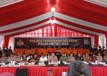 Polres Tangsel Rilis Pelaku Kejahatan, Ungkap Sejumlah Kasus Kriminal