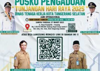 Pastikan Hak Pekerja, Disnaker Tangsel Buka Posko Pengaduan THR