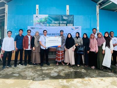 BRI BO Karawang Bagikan 2.500 Paket Ibadah di Yayasan Nurul Huda Daarul Jammatul Ma’waa