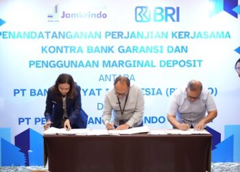 Penandatanganan PKS Kontra Bank Garansi dan Penggunaan Marginal Deposit Antara PT Bank Rakyat Indonesia (Persero) dengan PT Penjaminan Jamkrindo Syariah