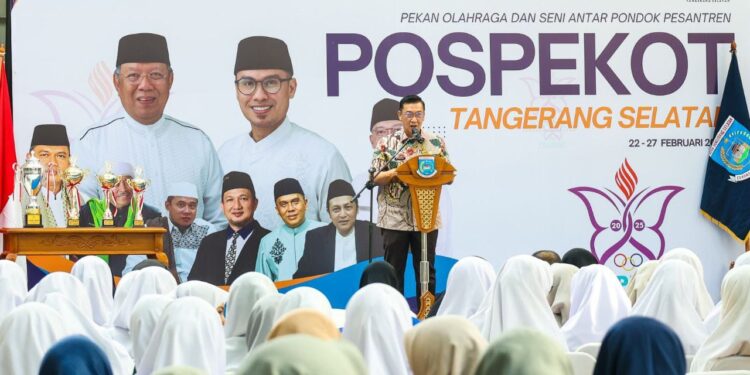 Sukses Digelar, Sekda Bambang Apresiasi Prestasi dan Semangat Santri di Pospekot Tangsel 2025