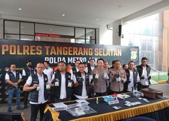 Polres Tangerang Selatan Berhasil Ungkap Peredaran 9.206 Butir Ekstasi