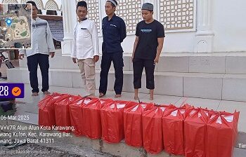 BRI BO Karawang Berbagi 100 Nasi Boks Untuk Berbuka Puasa
