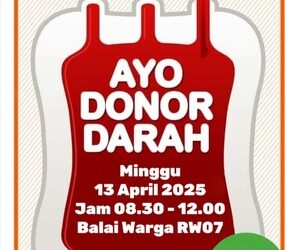 Warga RW 07 Sektor XIV-5 BSD City Gelar Aksi Donor Darah Bersama PMI