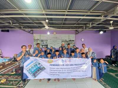 Dosen dan Mahasiswa Unpam Lakukan Pengabdian di Panti Asuhan Maktabul Aitam Tangerang