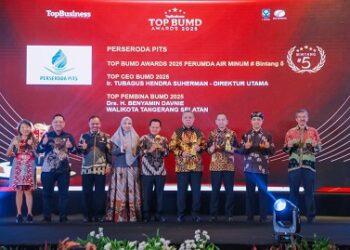 Wali Kota Benyamin Raih Penghargaan Top Pembina BUMD 2025