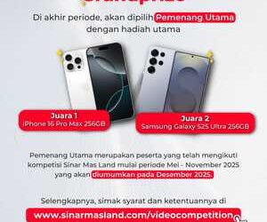 Apresiasi Pesatnya Perkembangan Konten Kreatif, Sinar Mas Land Gelar Video Competition 2025 dengan Total Hadiah Ratusan Juta Rupiah