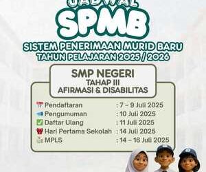 Catat! Jadwal SPMB SMP Negeri Tangsel 2025, Pendaftaran Dibuka Mulai 24 Juni