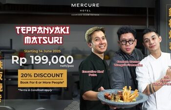 Teppanyaki Matsuri: Perayaan All-You-Can-Eat bersama Content Creator Wangsit Firmantika dan MasterChef Indonesia Season 9, Rayhan Paramarta