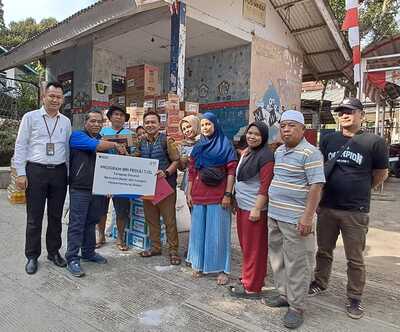 BRI BO Bogor Dewi Sartika Salurkan CSR Banjir dan Longsor