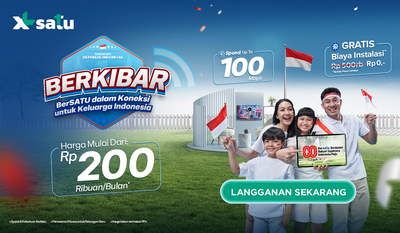 XL SATU Hadirkan Promo Spesial “BERKIBAR, BerSATU dalam Koneksi untk Keluarga Indonesia”