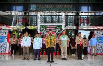 Pilar Lepas Divisi Keamanan Volunteer Tangsel untuk Sukseskan World Muslim Scout Jamboree 2025
