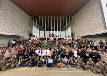 Ojol Dan Ormas Tangsel Gelar Aksi Damai di DPRD, Tegaskan Tolak Anarkisme