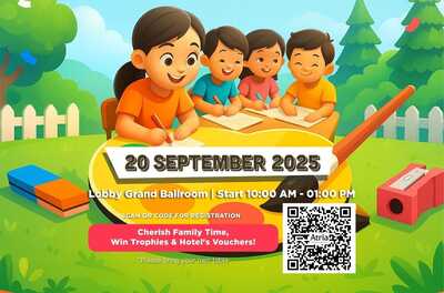 Atria Hotel Gading Serpong Gelar Family Coloring Competition Bersama Greebel