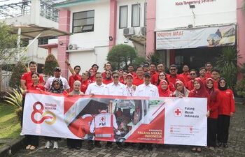 PMI Kota Tangsel Gelar Apel HUT PMI ke-80, Perkuat Komitmen Tebarkan Kebaikan