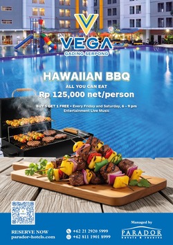 Hawaiian Bbq Buffet, Sensasi Kuliner Tropis Di Vega Hotel Gading Serpong