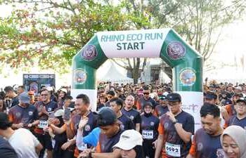 Rhino Eco Run 2025 Sukses Digelar: Perpaduan Sport Tourism dan Konservasi Badak Jawa di Tanjung Lesung