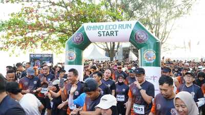 Rhino Eco Run 2025 Sukses Digelar: Perpaduan Sport Tourism dan Konservasi Badak Jawa di Tanjung Lesung