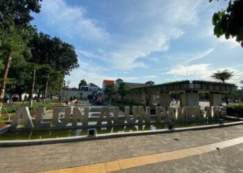 Alun-Alun Pamulang Jadi Tempat Favorit Warga untuk Olahraga Santai