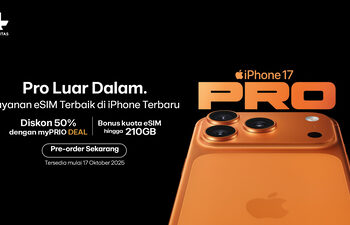 XLSMART Buka Program Pre-Order iPhone17 dengan Penawaran Eksklusif myPRIO DEAL, Didukung eSIM