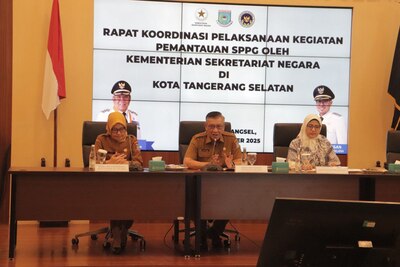 Rakor Bersama Kemensetneg, Sekda Tangsel Harapkan Semua Stakeholder Sukseskan MBG