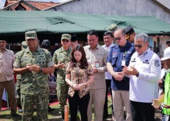 Benyamin Dampingi Wakil Panglima TNI Tinjau Pembangunan Gerai Koperasi Merah Putih di Tangsel