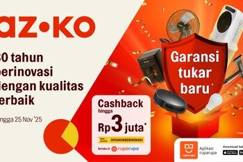 Bikin Aktivitas Masak Aman dan Nyaman, Ini Tiga Keuntungan Garansi Tukar Baru dari AZKO Pondok Cabe