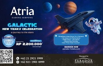 Atria Hotel & Residences Gading Serpong Hadirkan Perayaan Tahun Baru Bertema Galaksi